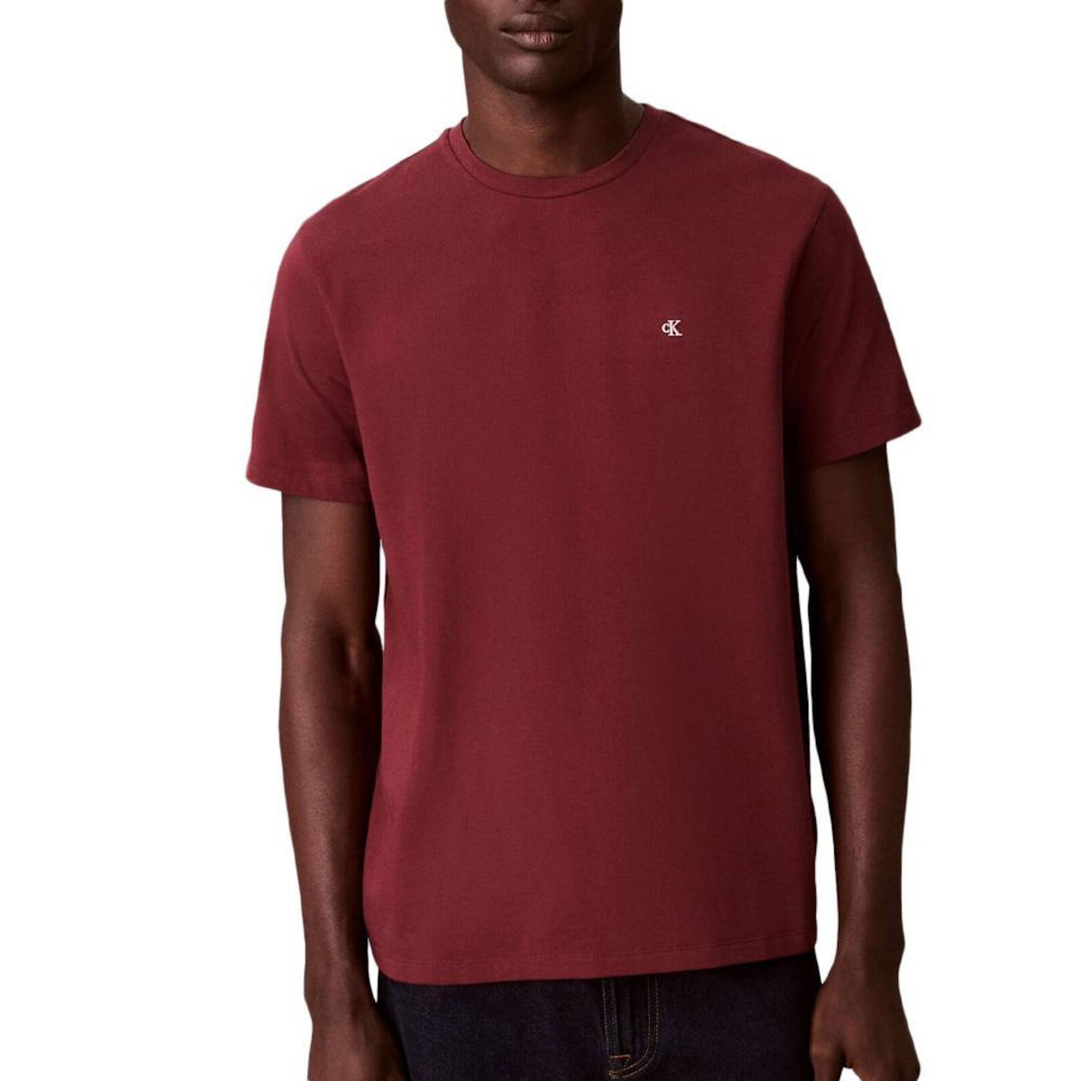 CALVIN KLEIN JEANS T-Shirt Bordeaux Homme Calvin Klein Jeans Classic