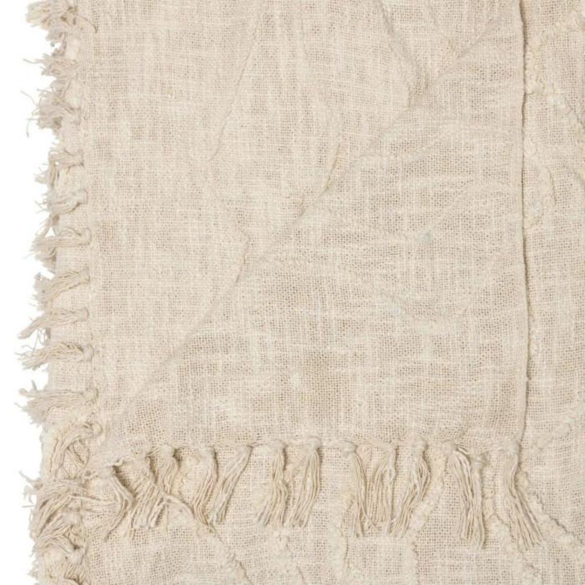 ATMOSPHERA Dessus de Lit  Tufté  Beige 240x260cm