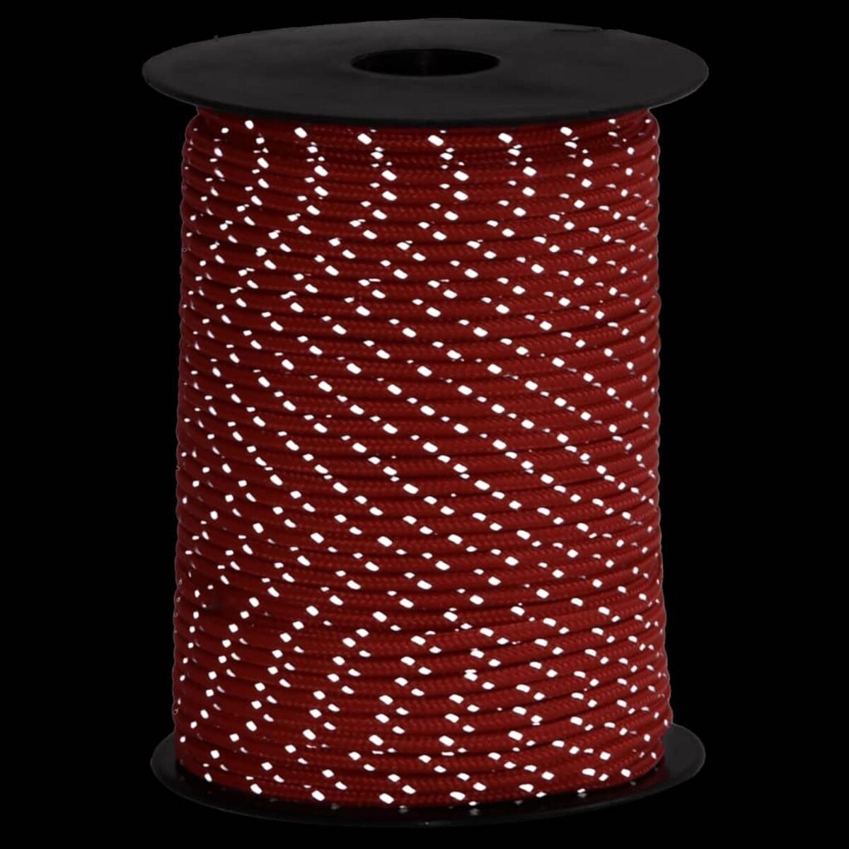 VIDAXL Corde de haubanage de tente avec bandes reflechissantes et cles