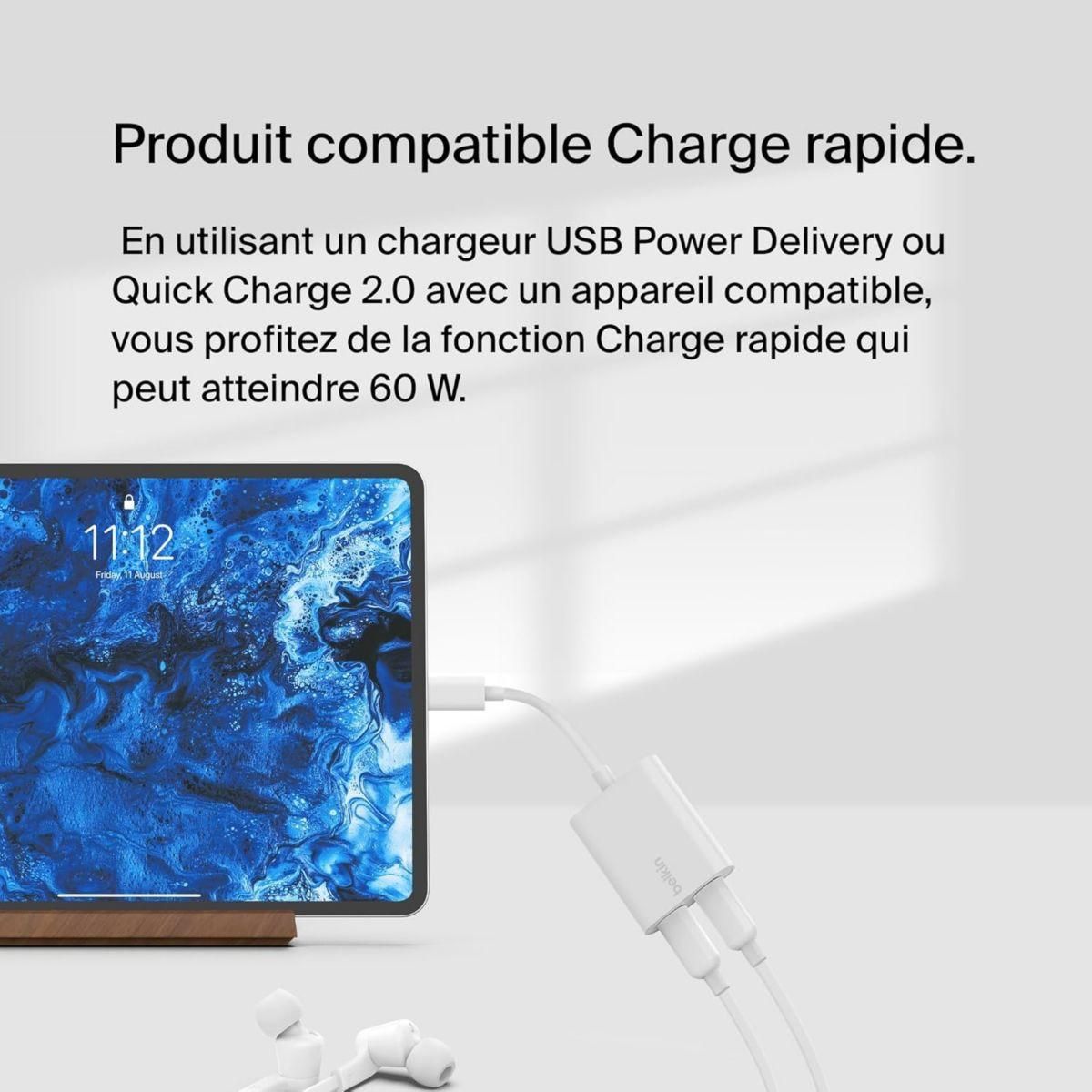 Belkin Adaptateur USB USB-C vers USB-C x2