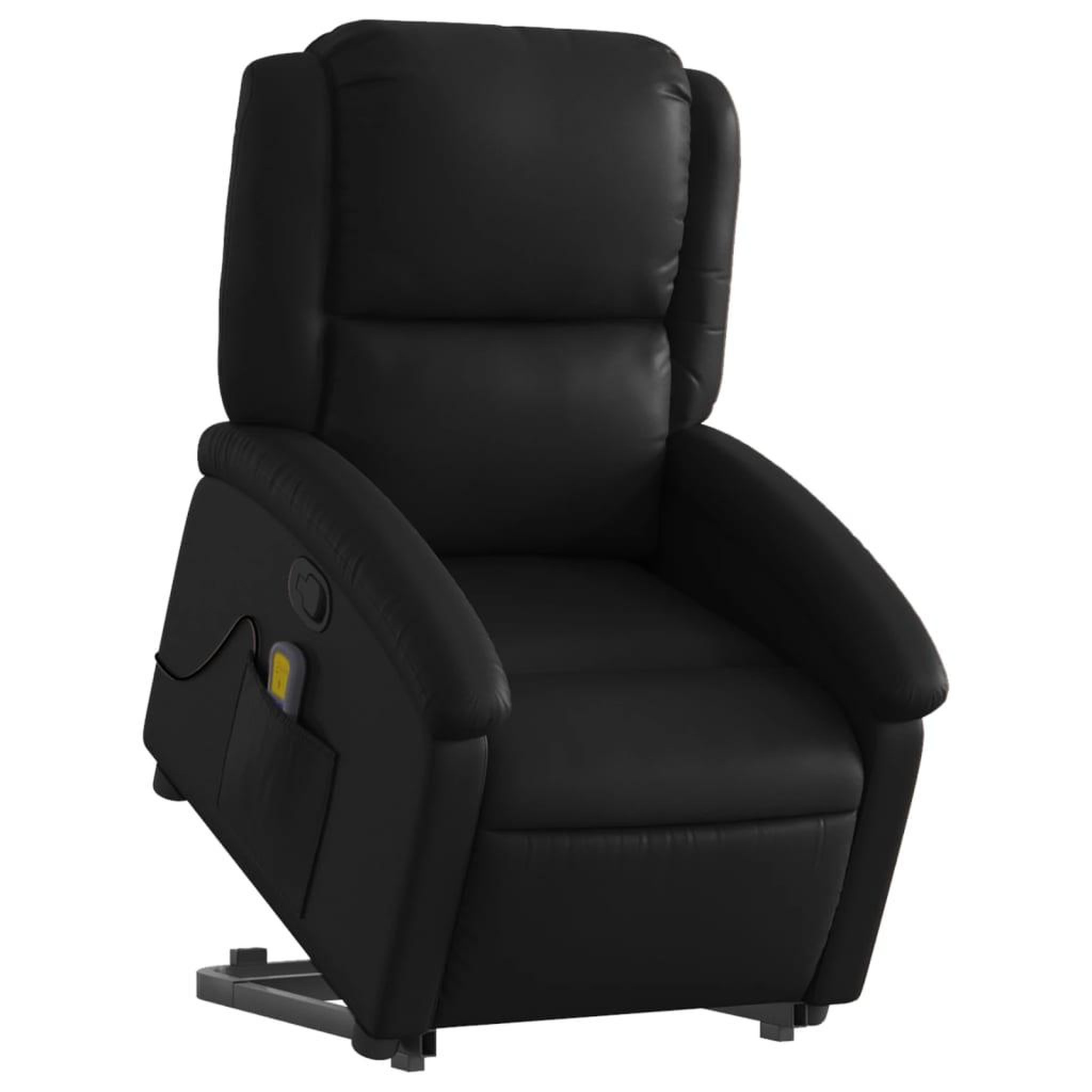 Voir la diapositive 3 : VIDAXL Fauteuil inclinable de massage Noir Similicuir
