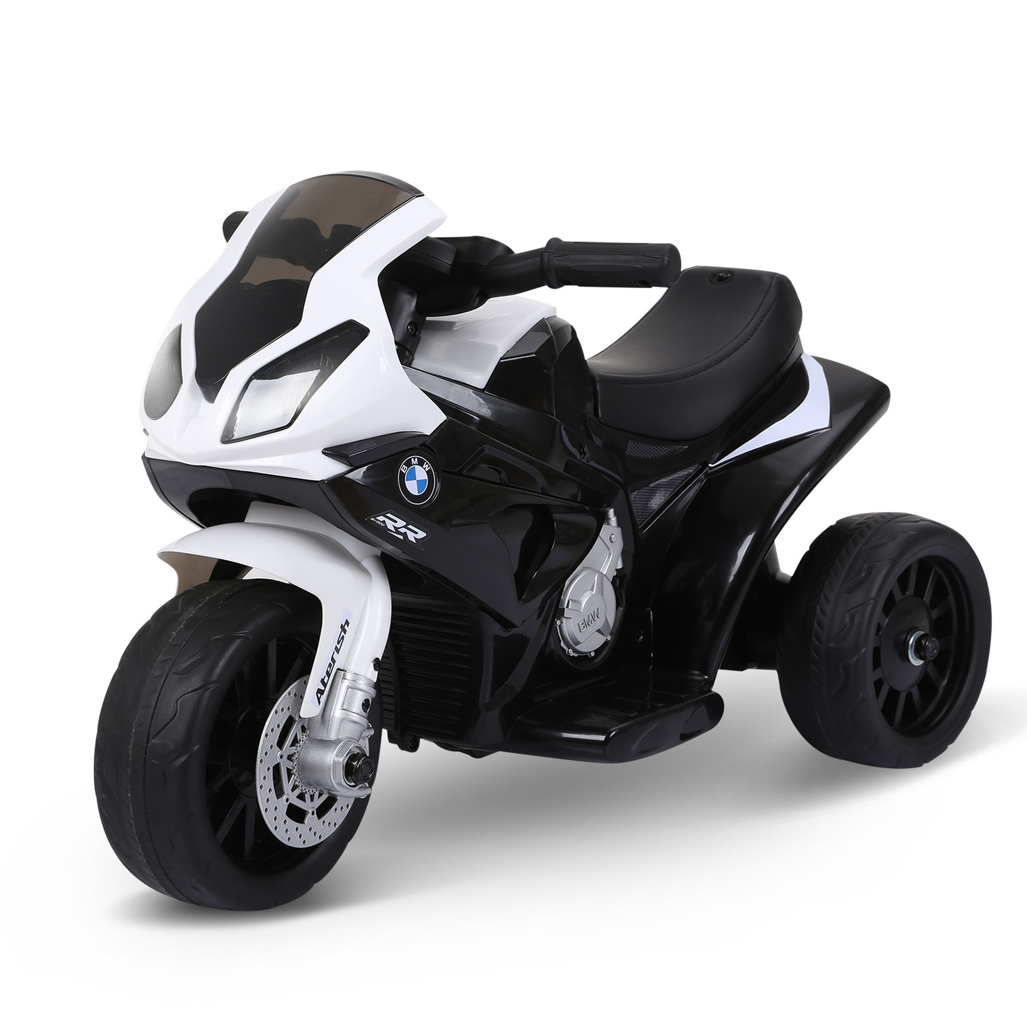 Voir la diapositive 1 : BMW Moto électrique pour enfants 3 roues 6 V 2,5 Km/h effets lumineux et sonores noir BMW S1000 RR