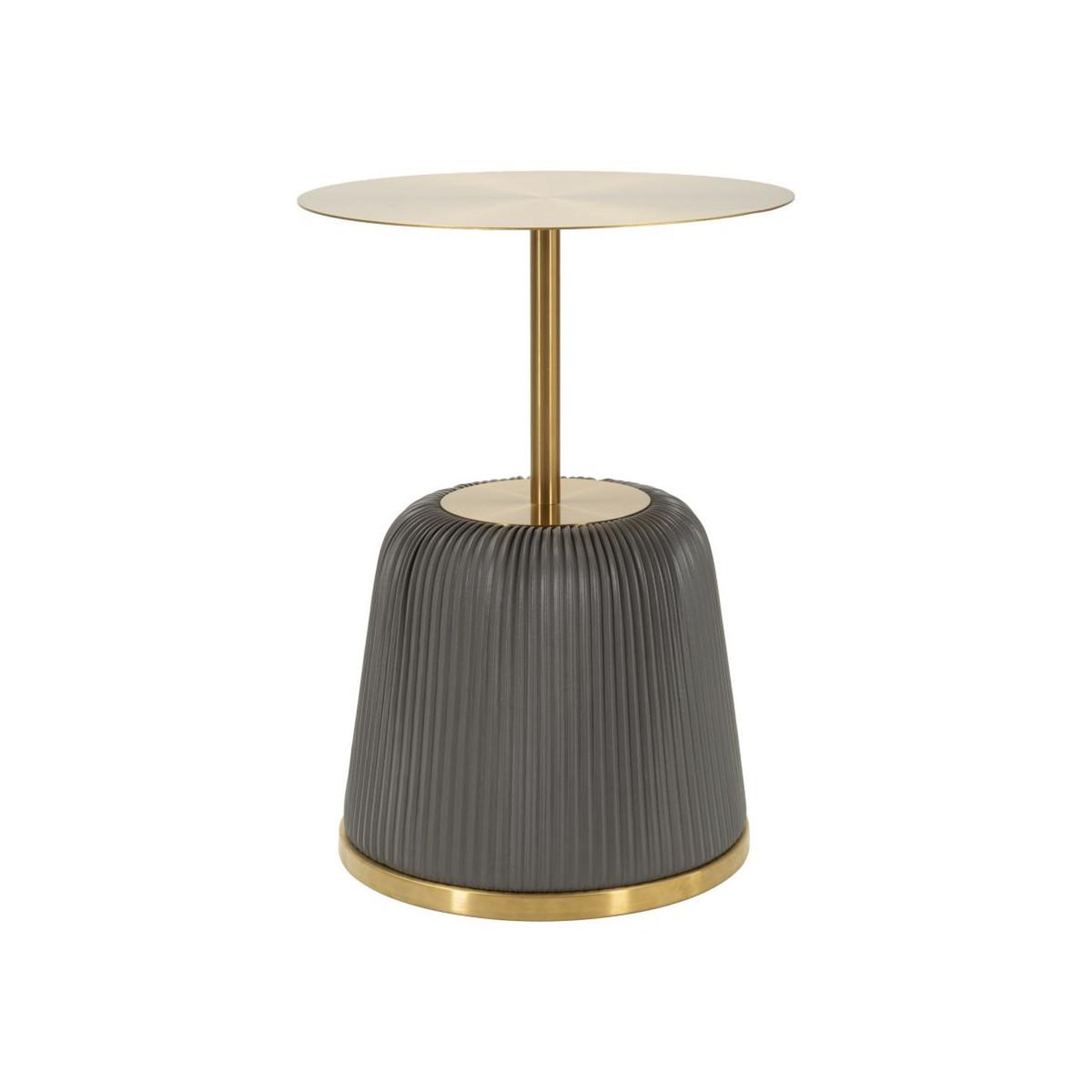 Paris Prix Table d'appoint design  egle  55cm gris & or