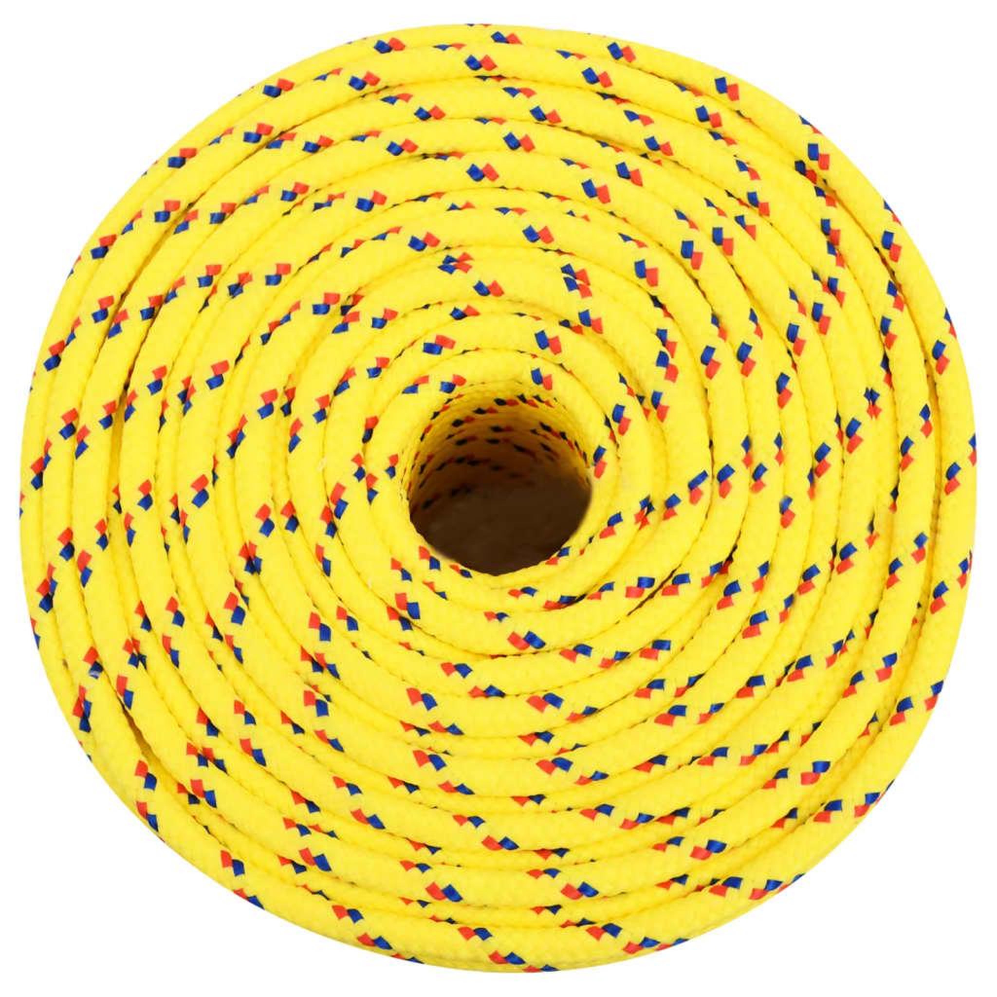 Voir la diapositive 3 : VIDAXL Corde de bateau Jaune 6 mm 25 m Polypropylene