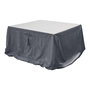 Voir la diapositive 1 : HESPERIDE Housse de table rectangulaire M - 225 x 125 x 80 cm - Gris foncé