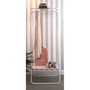 Voir la diapositive 3 : Leitmotiv Porte manteau design industriel Fushion - L. 64 x H. 173 cm - Blanc