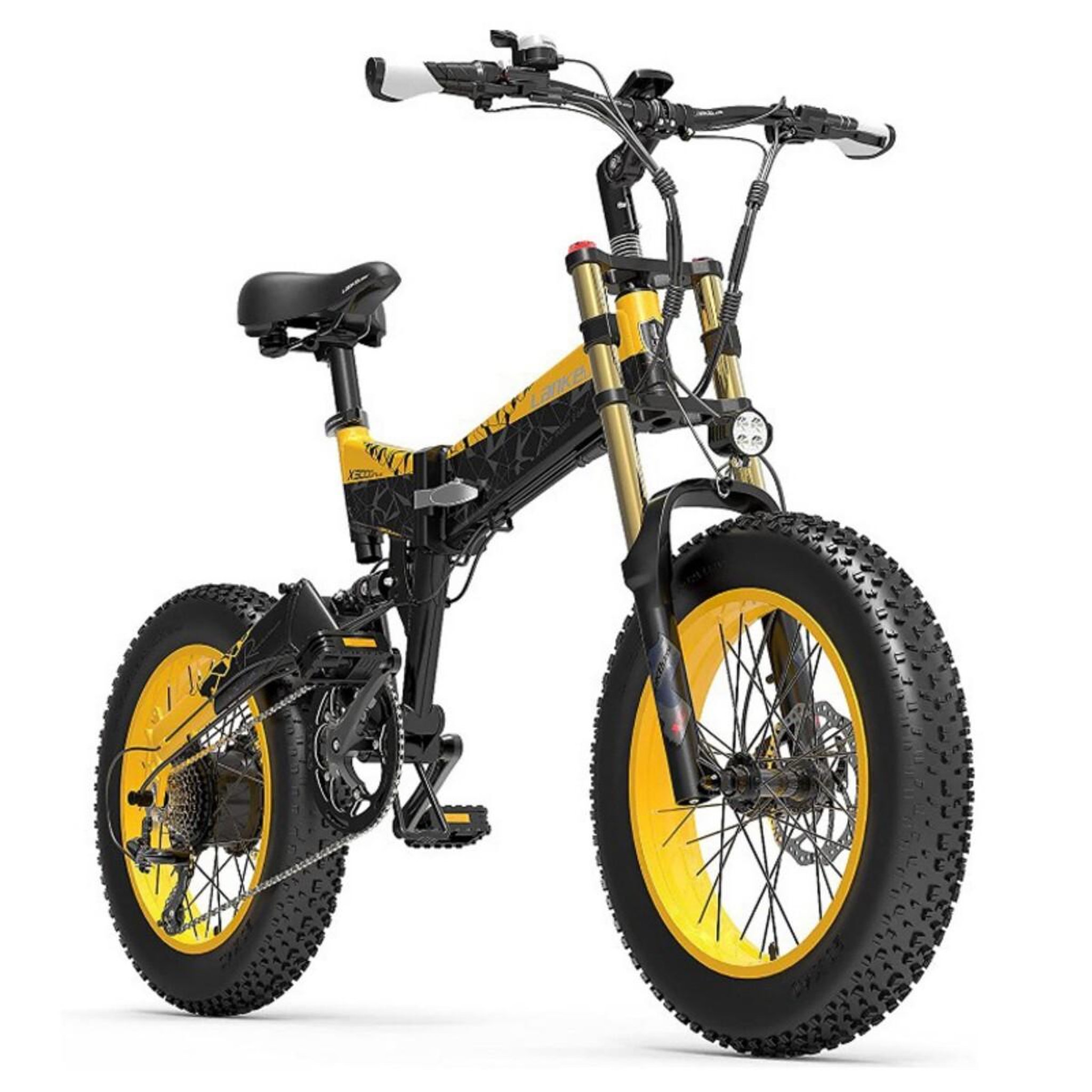Voir la diapositive 2 : LANKELEISI Vélo électrique pliable LANKELEISI X3000Plus-UP