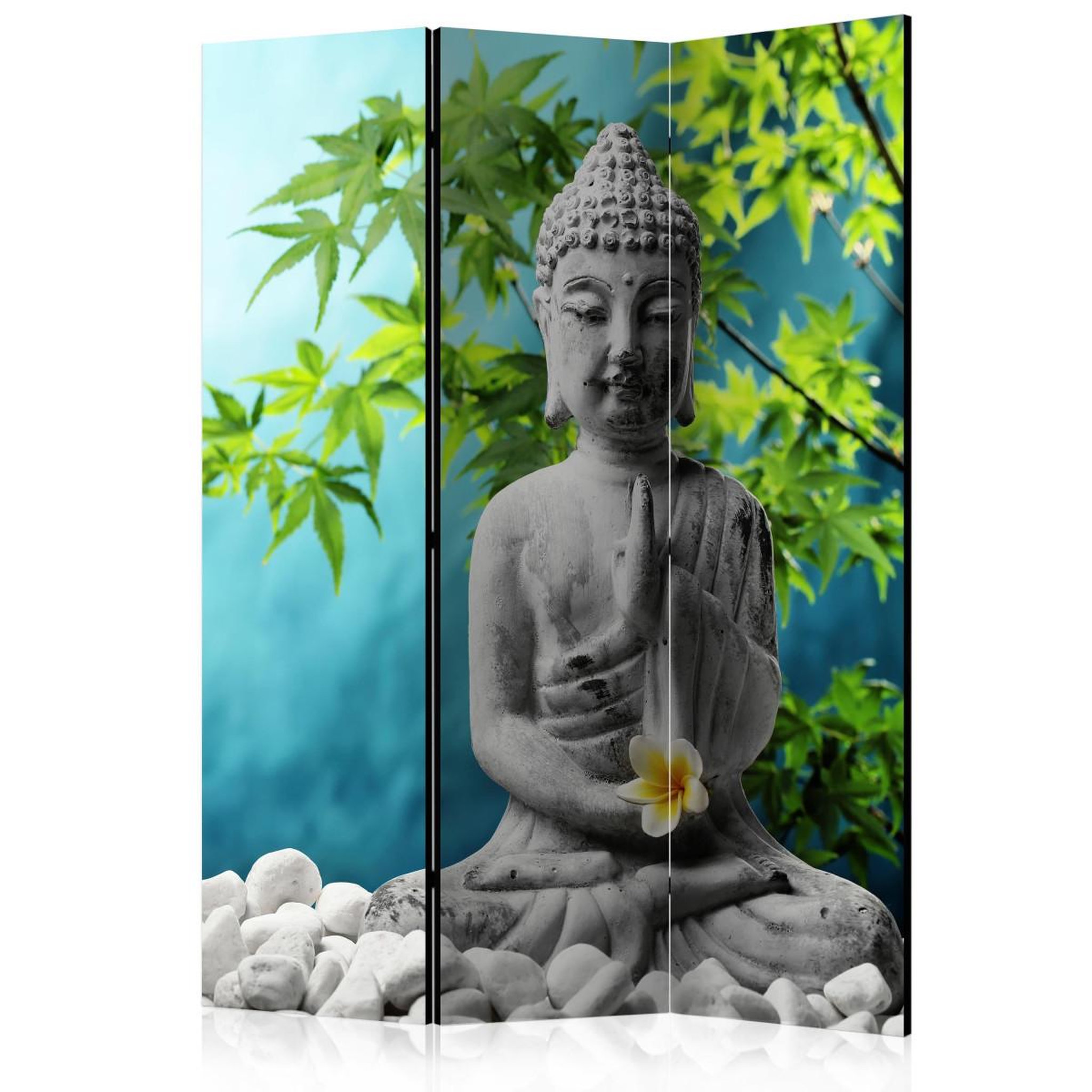 Paris Prix Paravent 3 volets  buddha : beauty of meditation  135x172cm