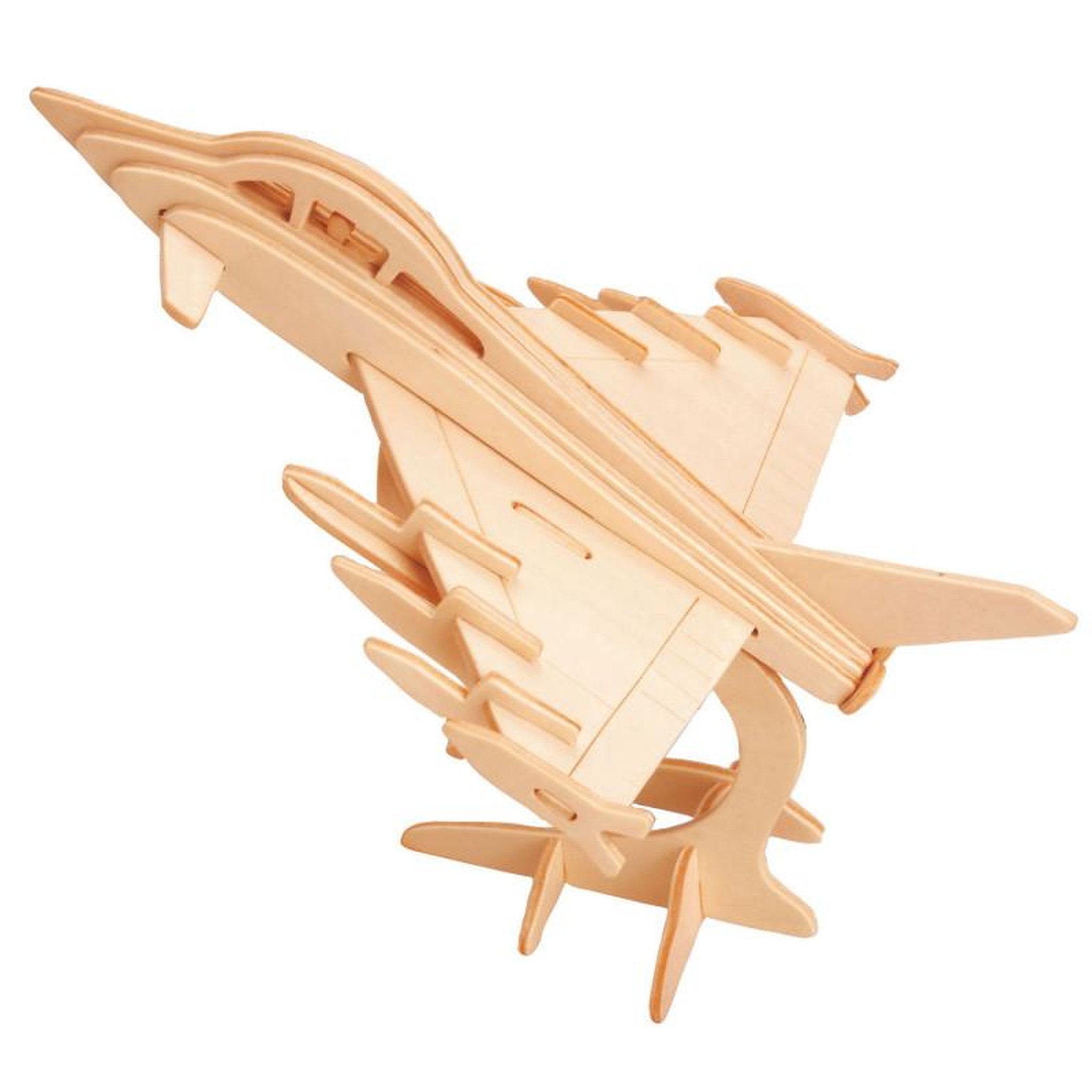 Eureka Toys Eureka - Gepetto's Jeux de construction en bois Kit 3D - avion de chasse 52473148