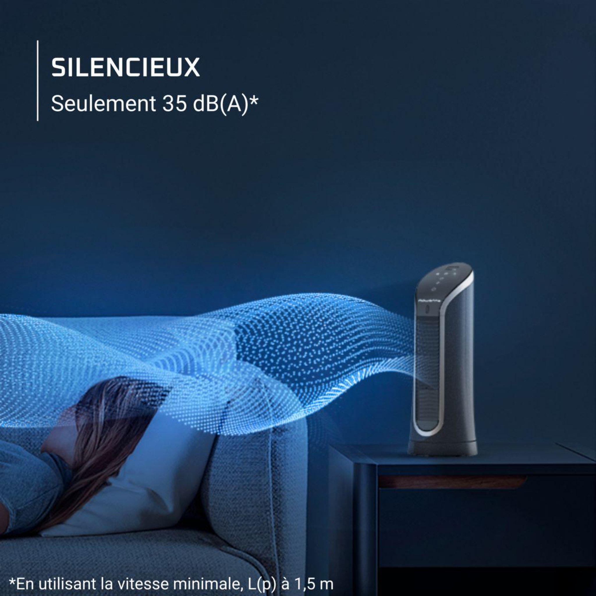 Voir la diapositive 4 : ROWENTA Ventilateur vu6220f0
