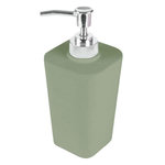 Paris Prix Distributeur de Savon Soft Touch  Vitamine  18cm Sauge