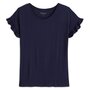IN EXTENSO T-shirt manches courtes bleu marine femme