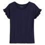 Voir la diapositive 3 : IN EXTENSO T-shirt manches courtes bleu marine femme