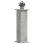 Voir la diapositive 3 : VIDAXL Support pour plantes gris beton 33x33x100 cm bois d'ingenierie