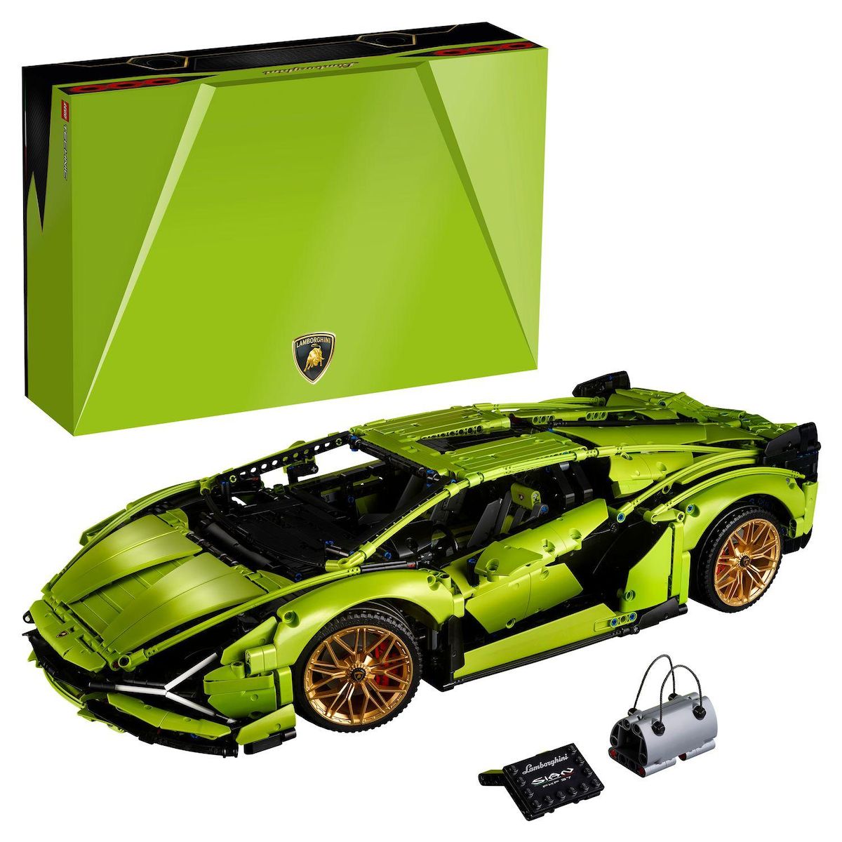 LEGO Technic 42115 Lamborghini Sián FKP 37, Modèle Réduit à Construire de Voiture de Sport, Maquette à Construire Pour Adultes