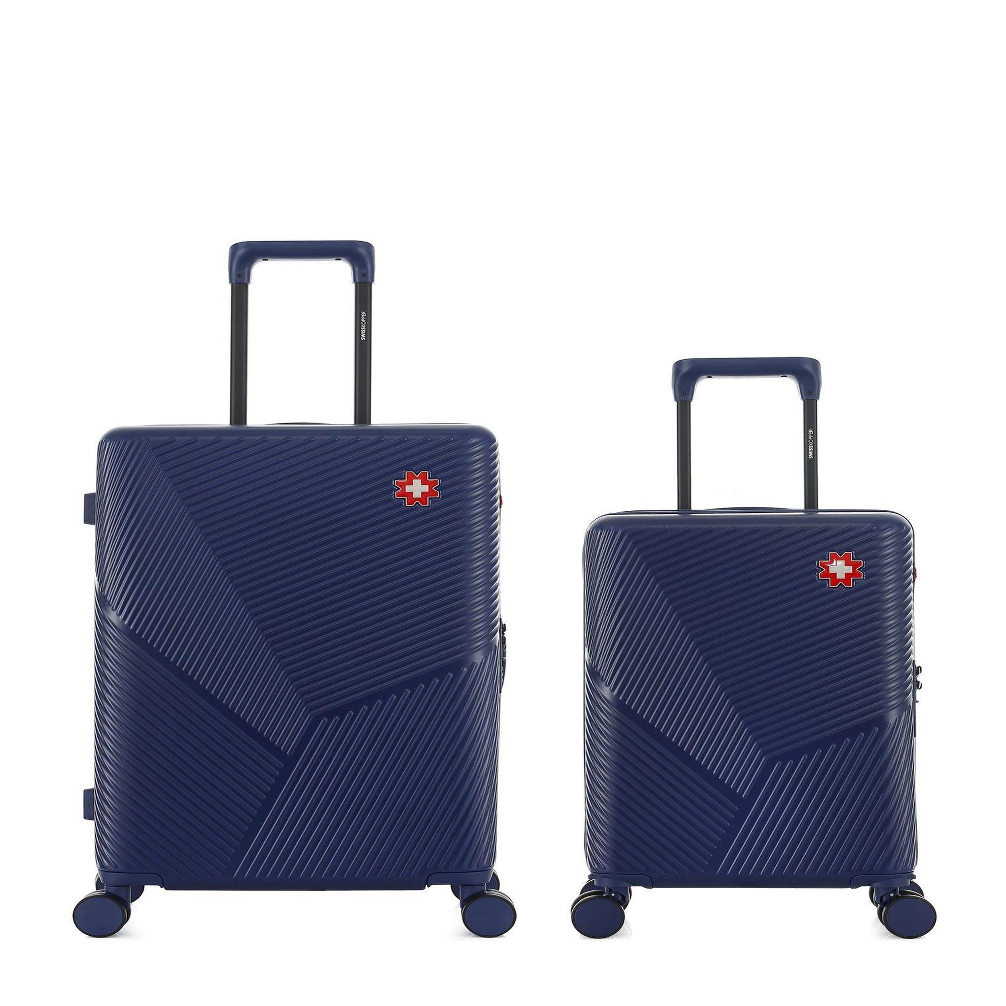 SWISS KOPPER Lot de 2 Valises Rigides Taille Moyenne et Cabine XS FRIBOURG