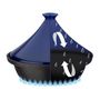 Voir la diapositive 2 : GSW Tajine fonte massive - GSW - 30 x 22 cm - Couvercle céramique - Induction - Bleu