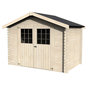 Voir la diapositive 2 : DECOR ET JARDIN Abri de jardin bois - 4.70m² - LOFOTEN