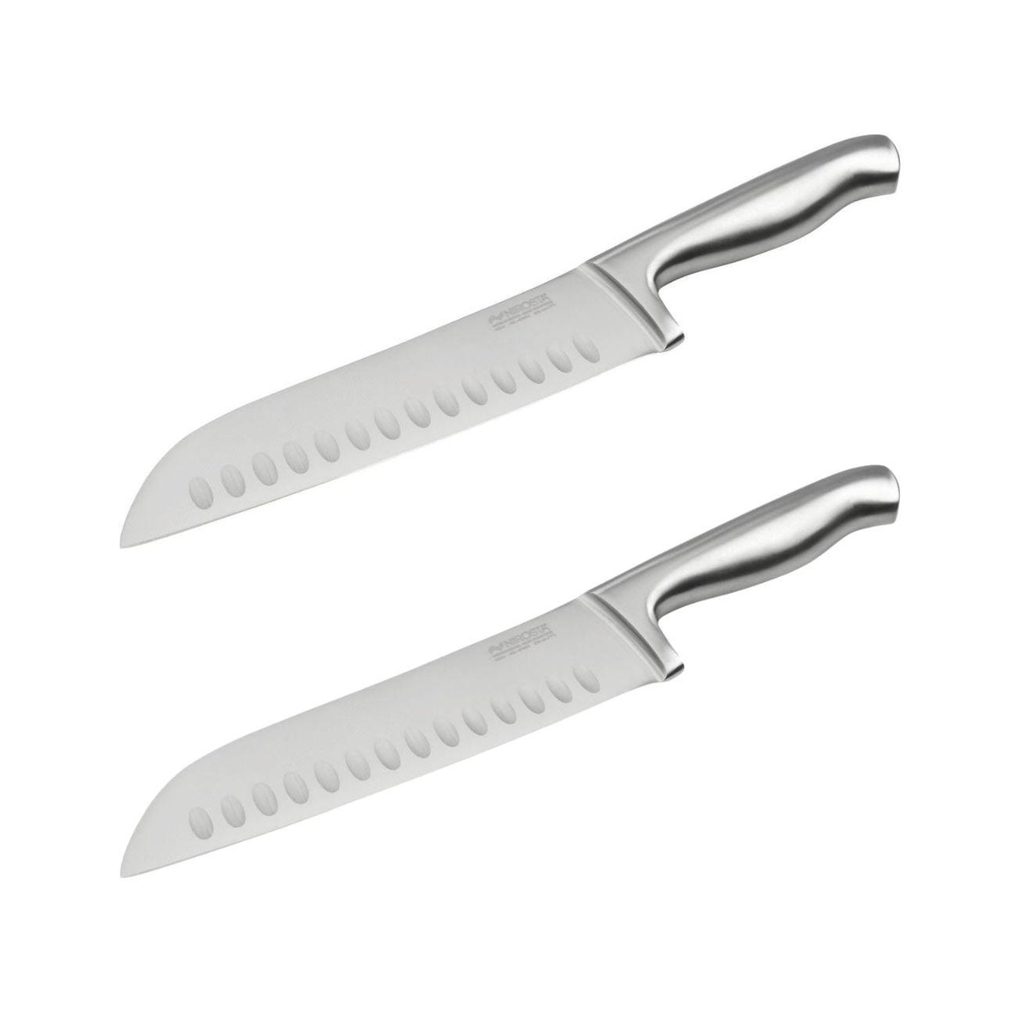 NIROSTA Ensemble de 2 couteaux de cuisine santoku lame de 18 cm nirosta star