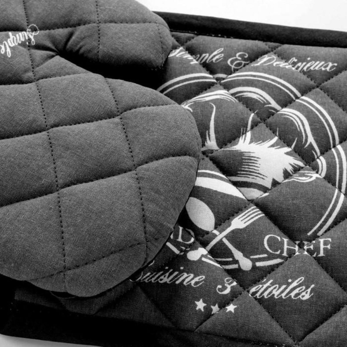 Paris Prix Gant & Manique  Grand Chef  28cm Gris