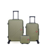 SWISS KOPPER SWISS KOPPER - LOT DE 3 - Valise Week-end, Valise Cabine et Vanity SPIEZ. Coloris disponibles : Bleu, Noir, Gris, Rose