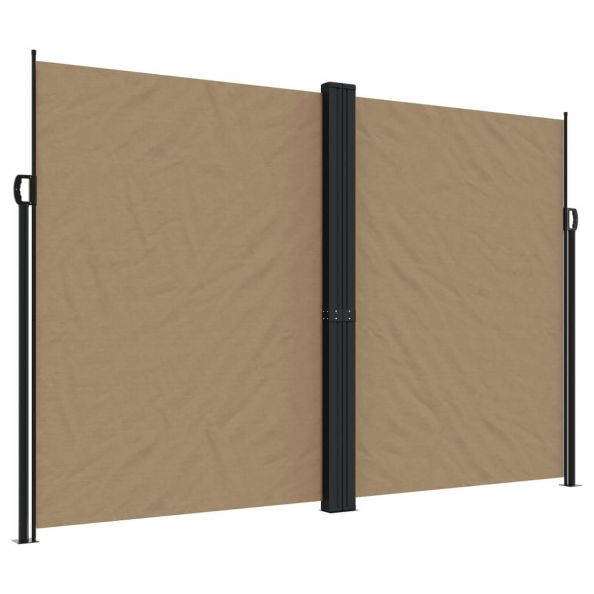 VIDAXL Auvent lateral retractable taupe 220x1200 cm