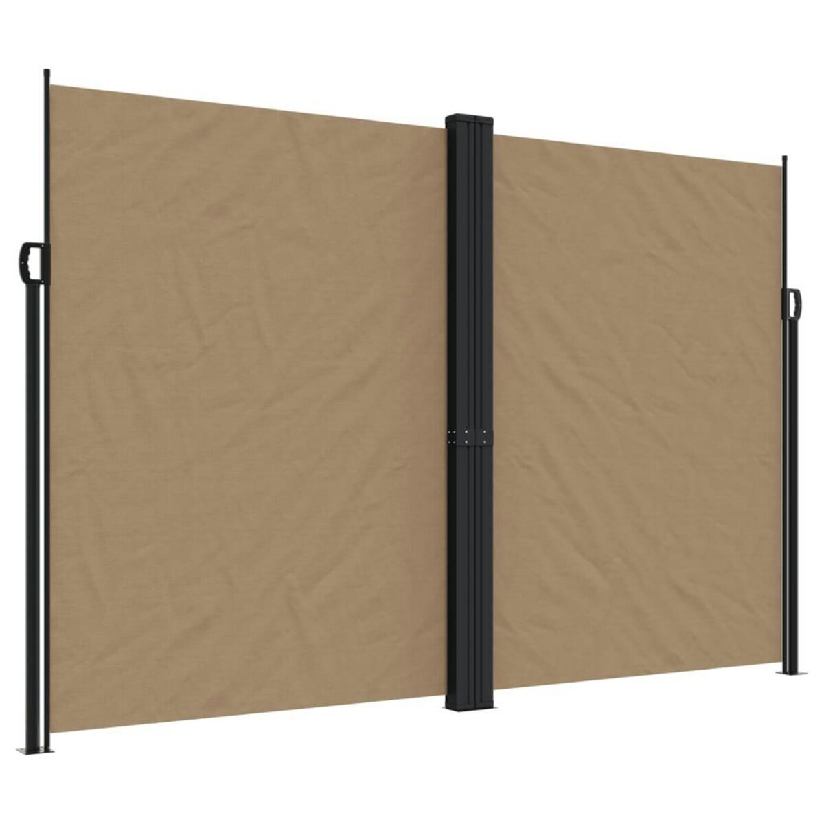 VIDAXL Auvent lateral retractable taupe 220x1200 cm