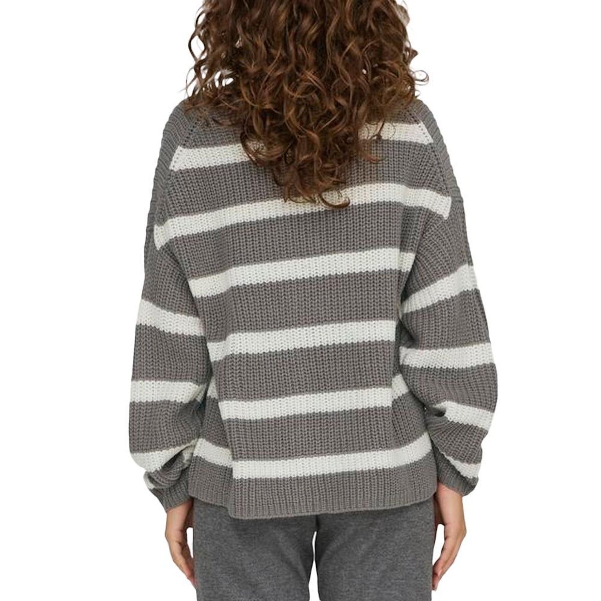 JACQUELINE DE YONG Pull Blanc/ Femme JDY Stripe Pullover