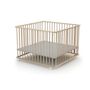 Voir la diapositive 3 : WEBABY Parc bébé pliant en bois 100 x 100 cm
