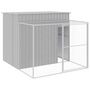 Voir la diapositive 2 : VIDAXL Niche pour chien avec cour gris clair 214x253x181 cm