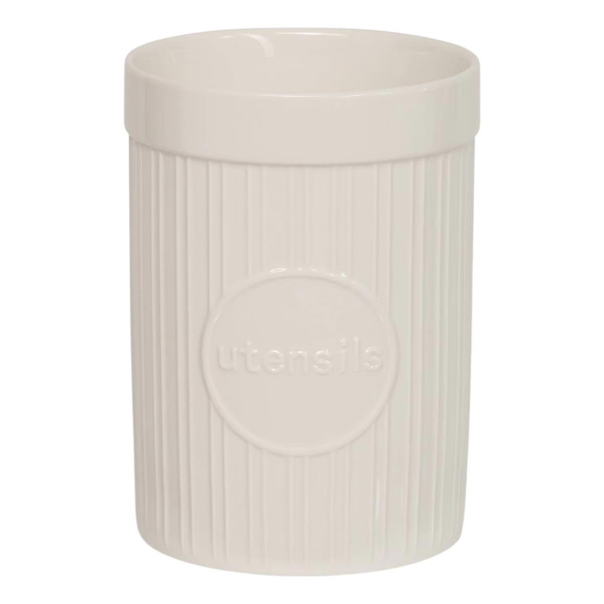 FIVE Pot à Ustensiles en Céramique  Monty  17cm Blanc