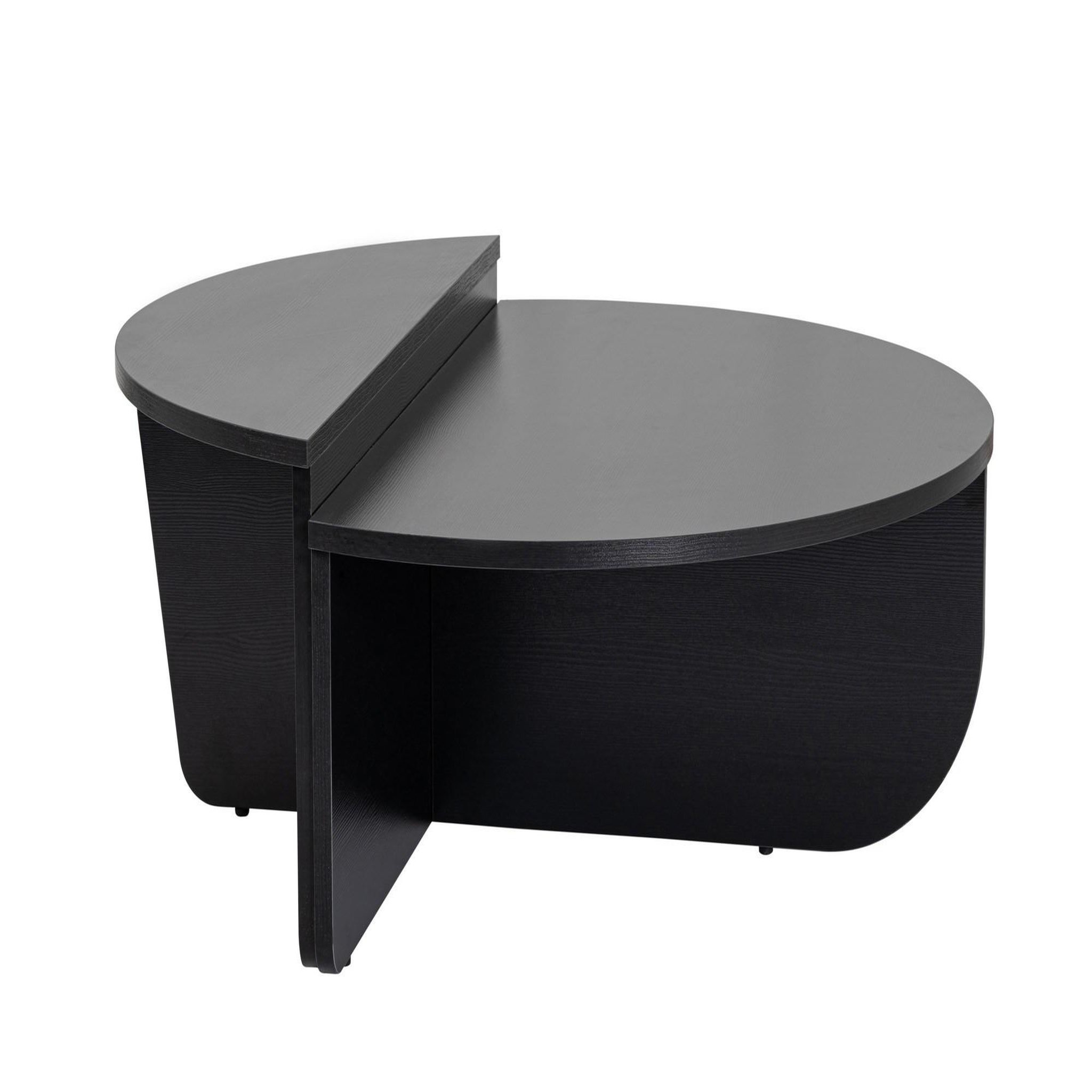 Habitat et Jardin Table basse en bois  orion  - 90 x 60 x 30 cm - boisnoir