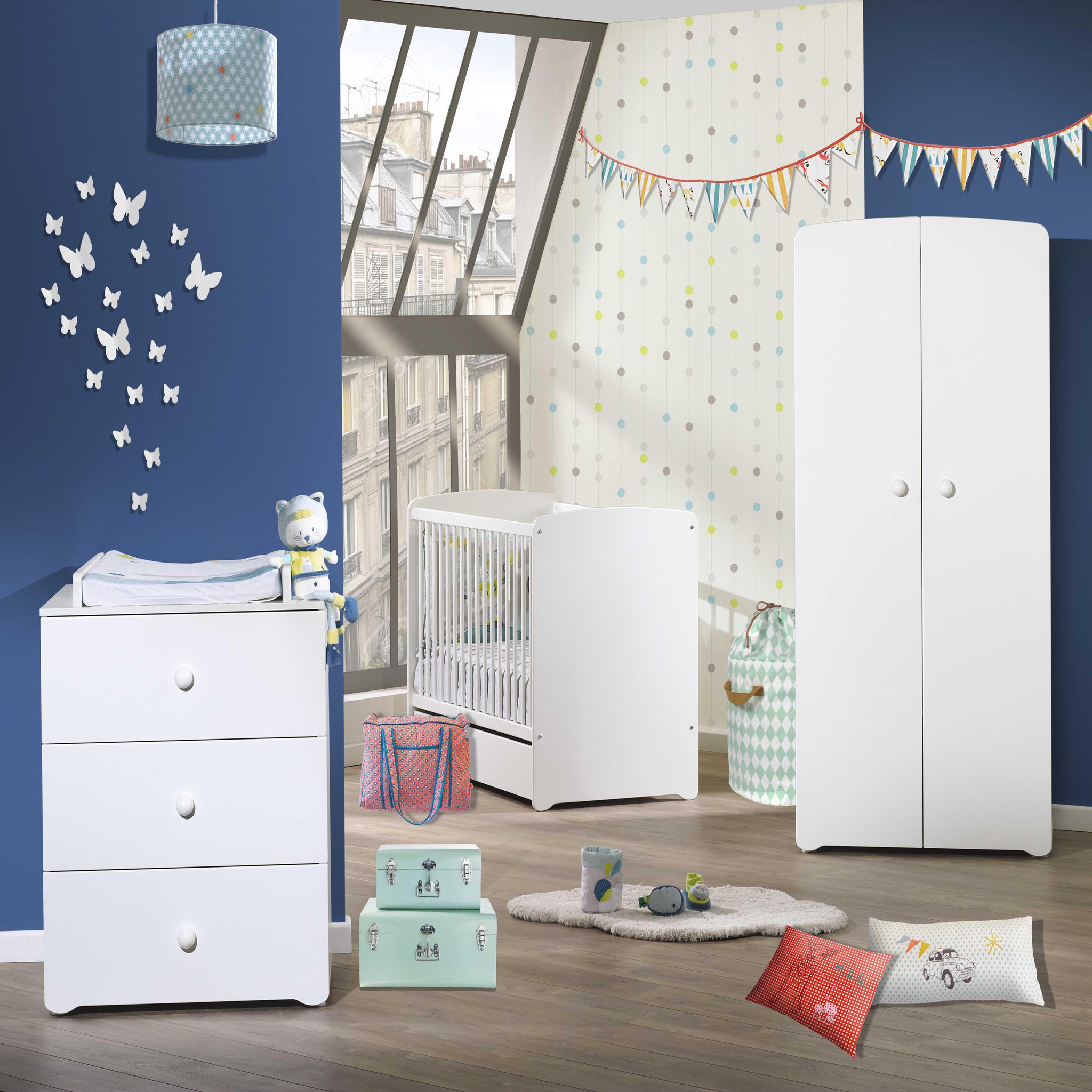 Voir la diapositive 9 : BABY PRICE Lit bébé 60x120 cm NEW BASIC