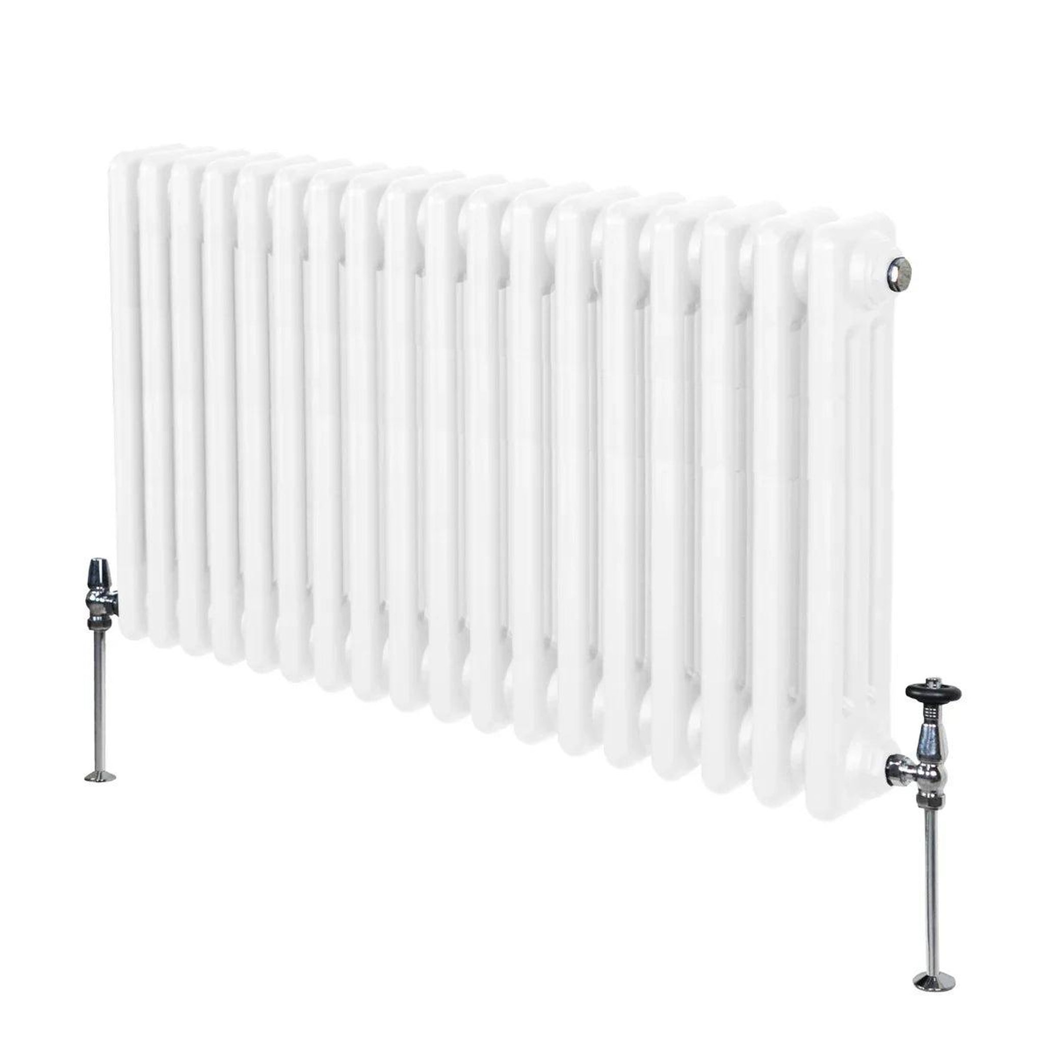 MONSTERSHOP Radiateur traditionnel à 3 colonnes – 600 x 832 mm. Coloris disponibles : Noir, Blanc, Gris