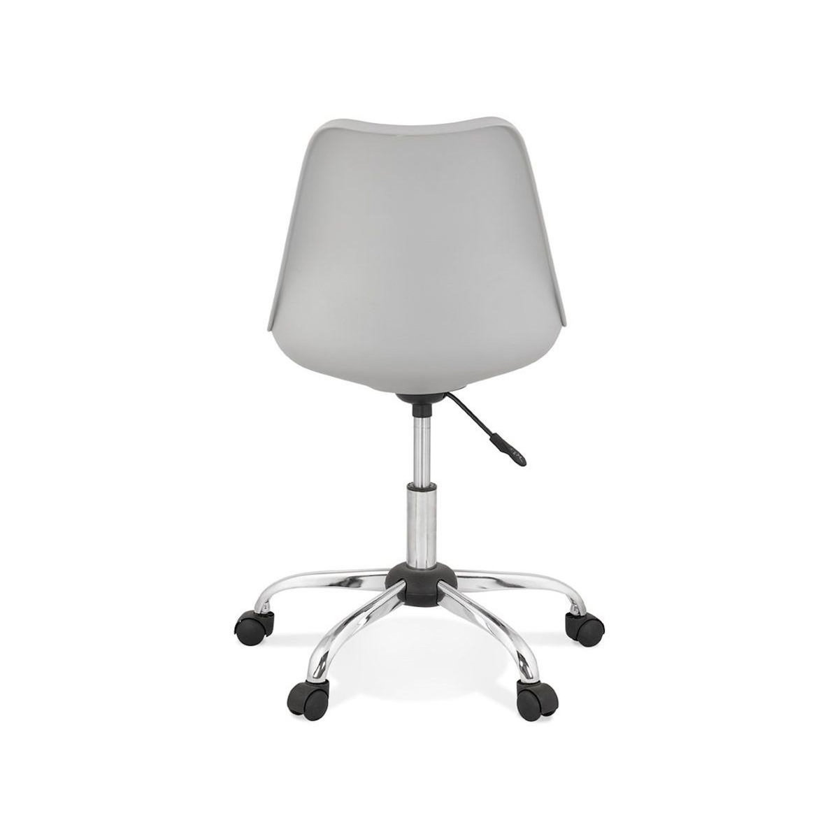 Paris Prix Chaise de Bureau Design  Amidon  81cm Gris