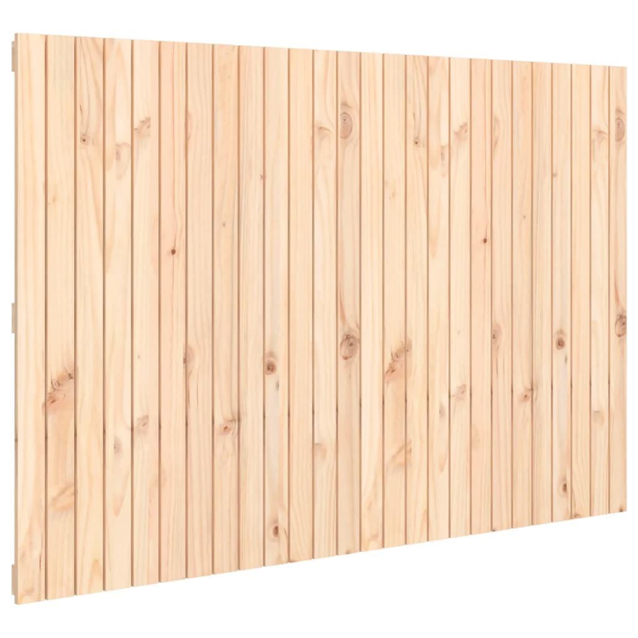 Voir la diapositive 2 : VIDAXL Tete de lit murale 166x3x110 cm Bois massif de pin