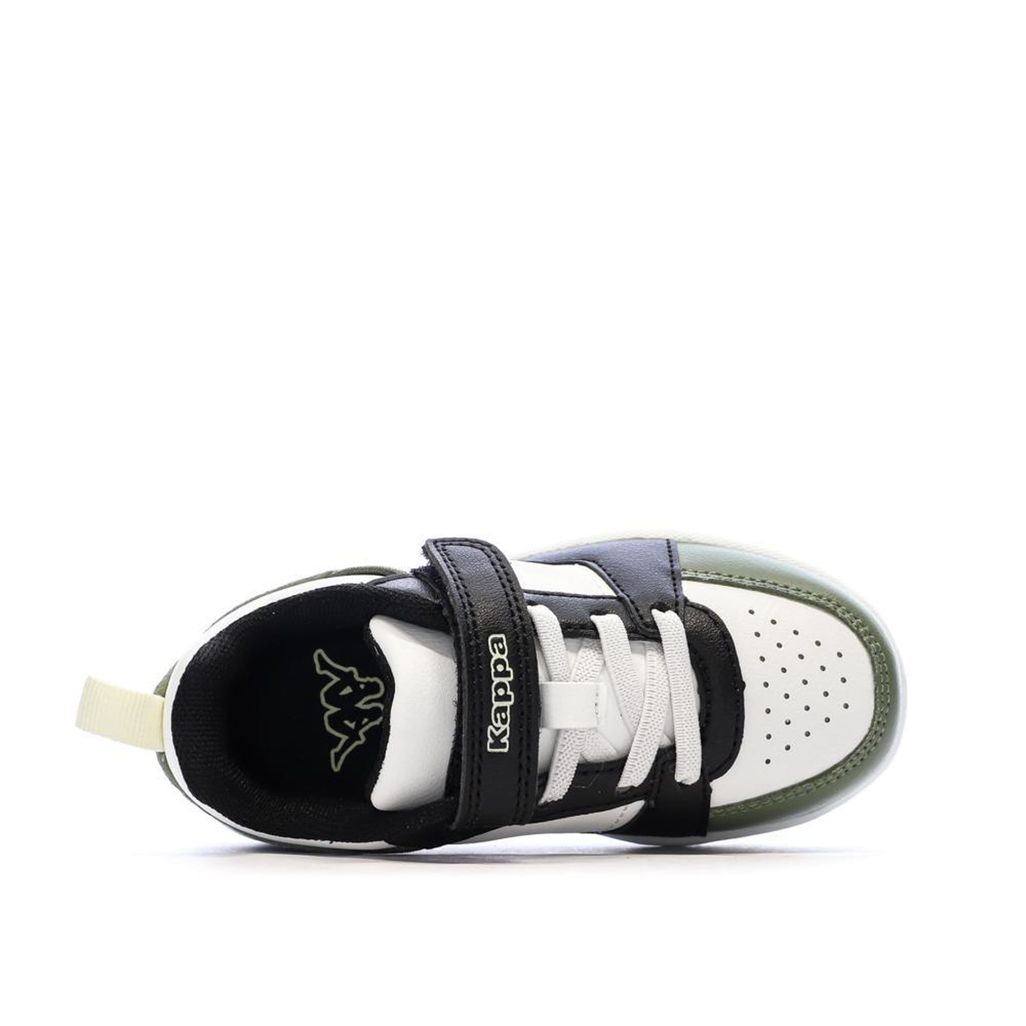 Voir la diapositive 4 : KAPPA Baskets Blanc/Vert Garçon Kappa Logo Shay 1.0
