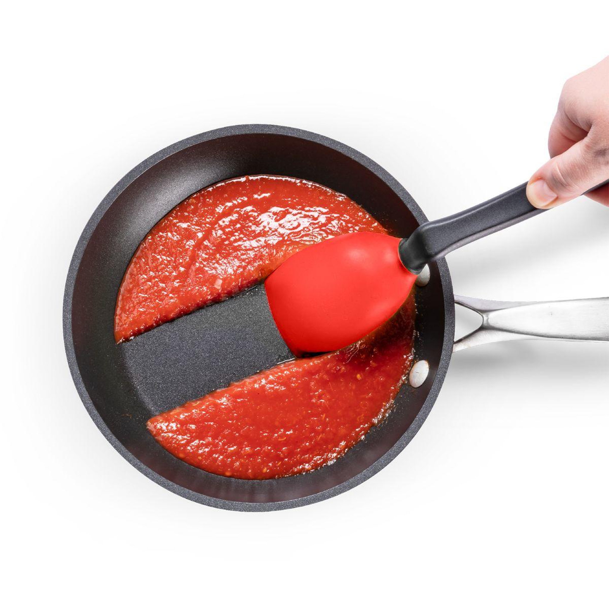 Voir la diapositive 4 : Dreamfarm Spatule silicone rouge