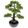 Voir la diapositive 2 : EMERALD Emerald Mini bonsaï Ficus artificiel Vert 47 cm 420006