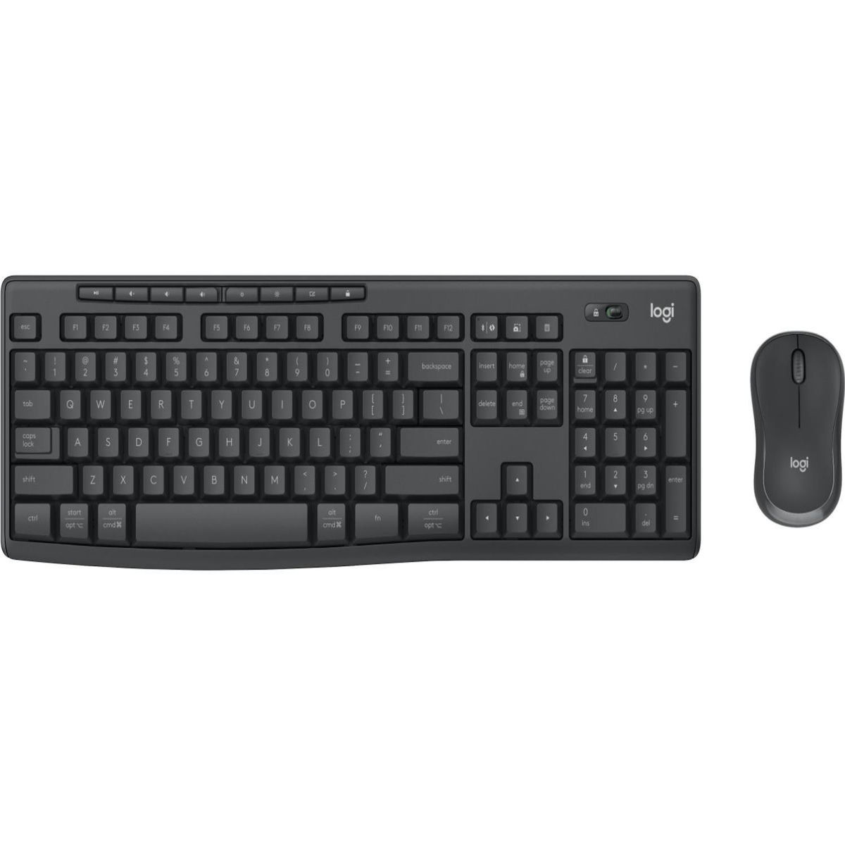 Logitech Logitech MK370 Combo for Business clavier Souris incluse RF sans fil + Bluetooth QWERTY Italien Graphite