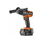 Voir la diapositive 3 : AEG Perceuse percussion AEG 18V Brushless - 2 batteries 5.0Ah - 1 chargeur - Poignée additionnelle - BS