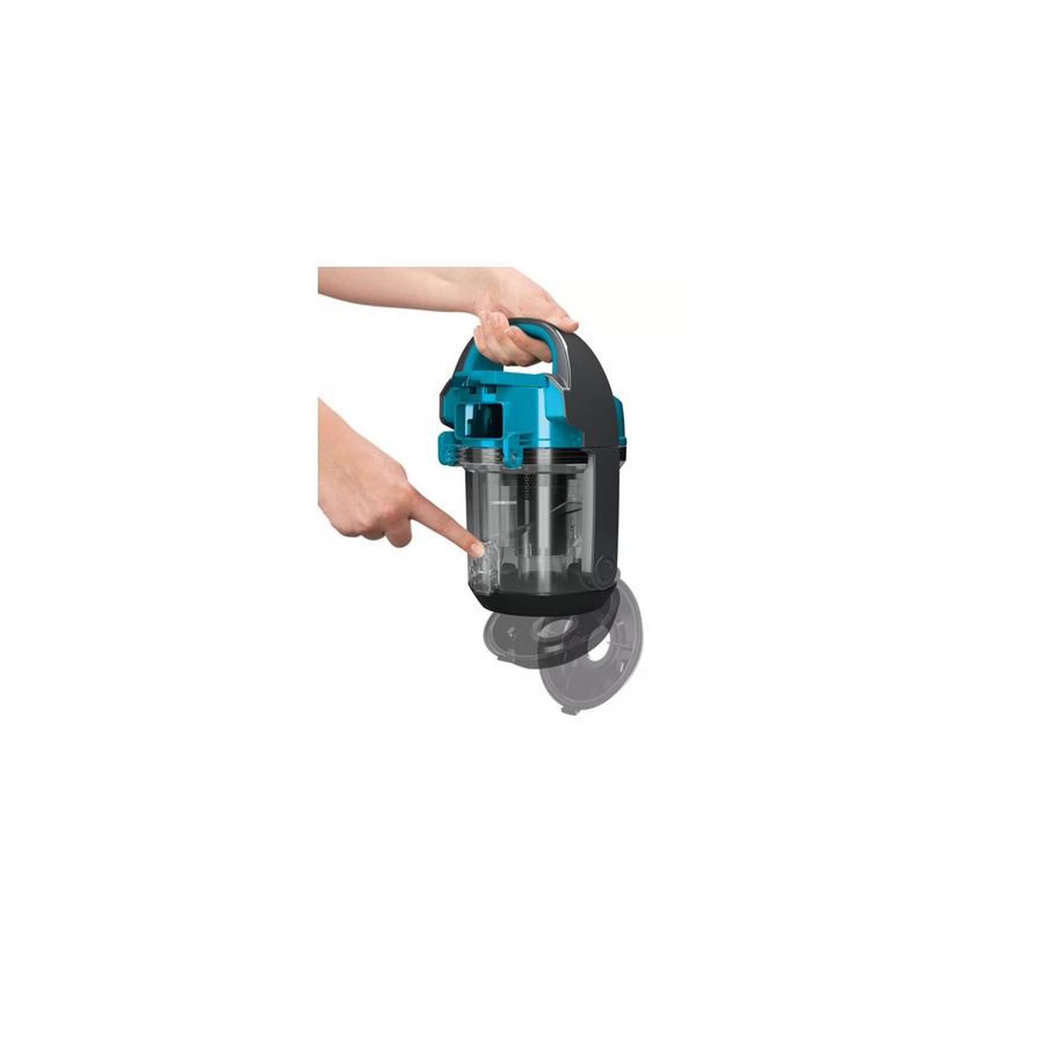 Voir la diapositive 4 : BOSCH Aspirateur sans sac aada 78db bleu - BGS05X240