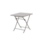 HESPERIDE Table de jardin pliante carrée 2 places GREENSBORO. Coloris disponibles : Orange, Bleu