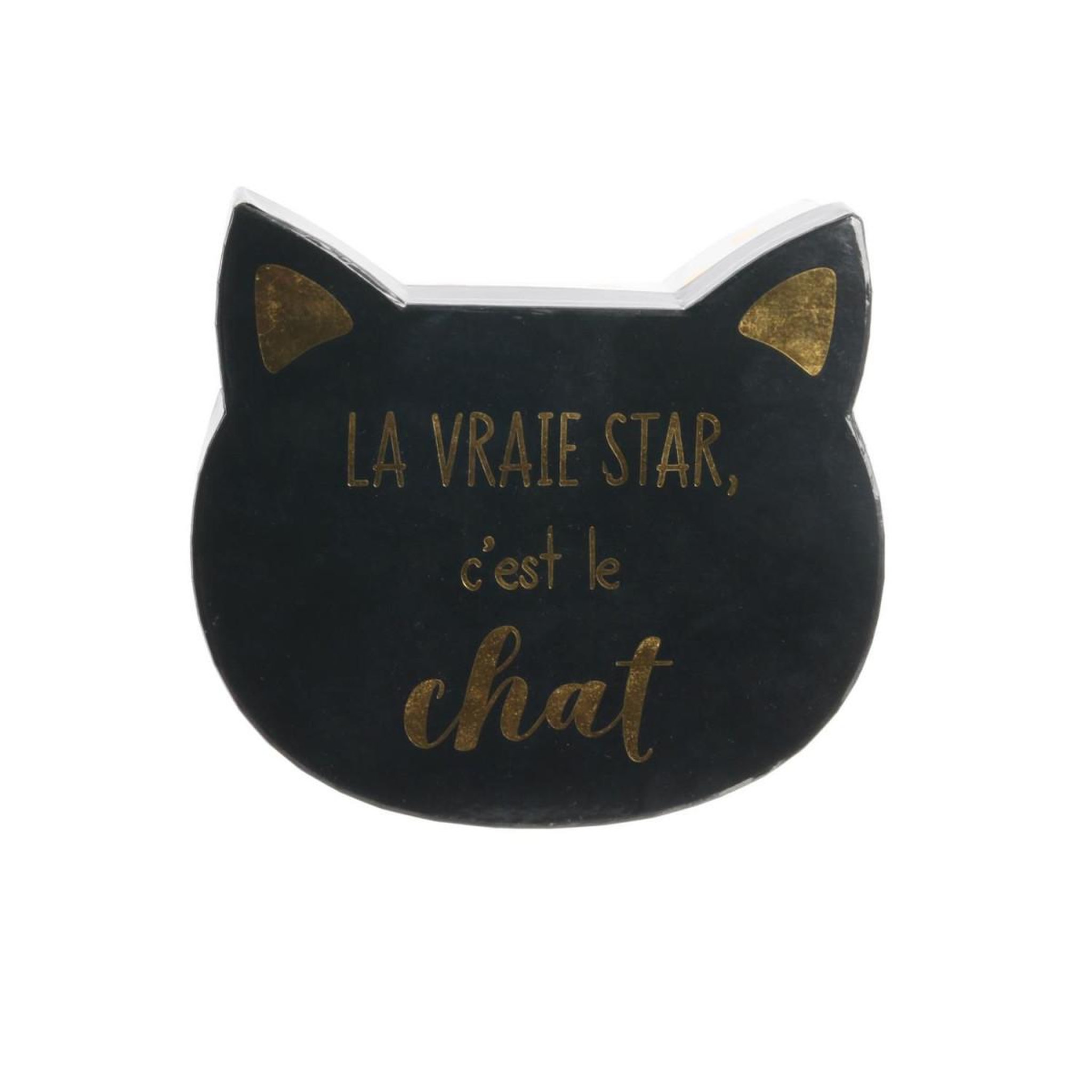 Voir la diapositive 2 : The concept Factory Lot de 2 boîtes de rangement  chat  25cm rose