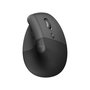 Voir la diapositive 1 : Logitech Souris Sans Fil - LOGITECH - LIFT for Business - Ergonomique Verticale - Bluetooth - Clics Silencieux - USB Logi Bolt - Graphite