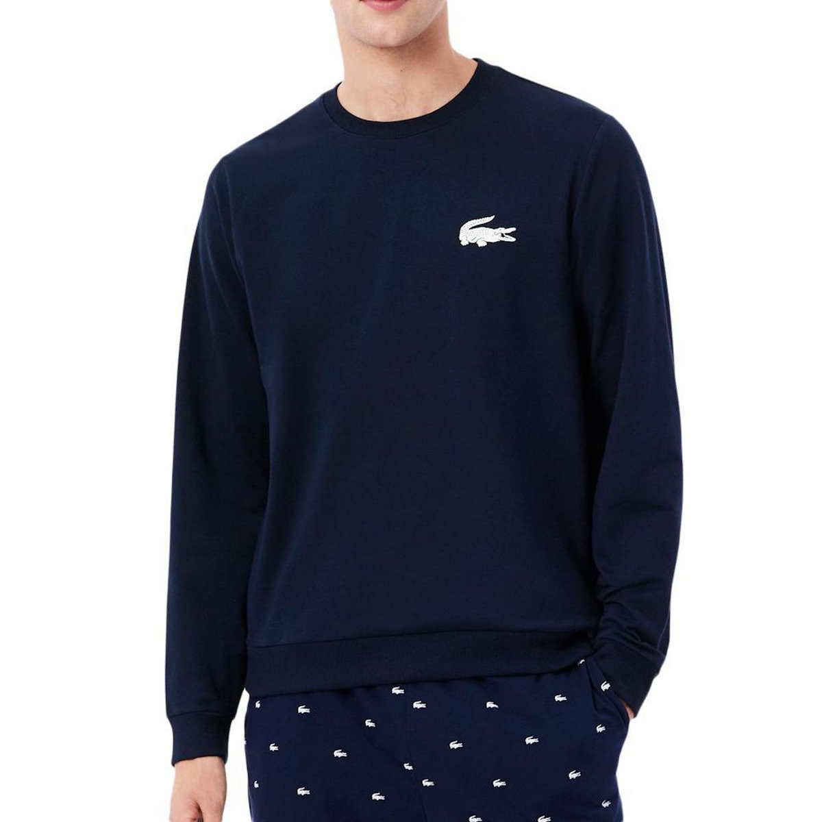 Lacoste Sweat  Homme  acoste Fleece