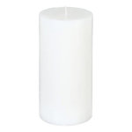 COMPTOIR DE LA BOUGIE Bougie Cylindrique  Rustic  14cm Blanc