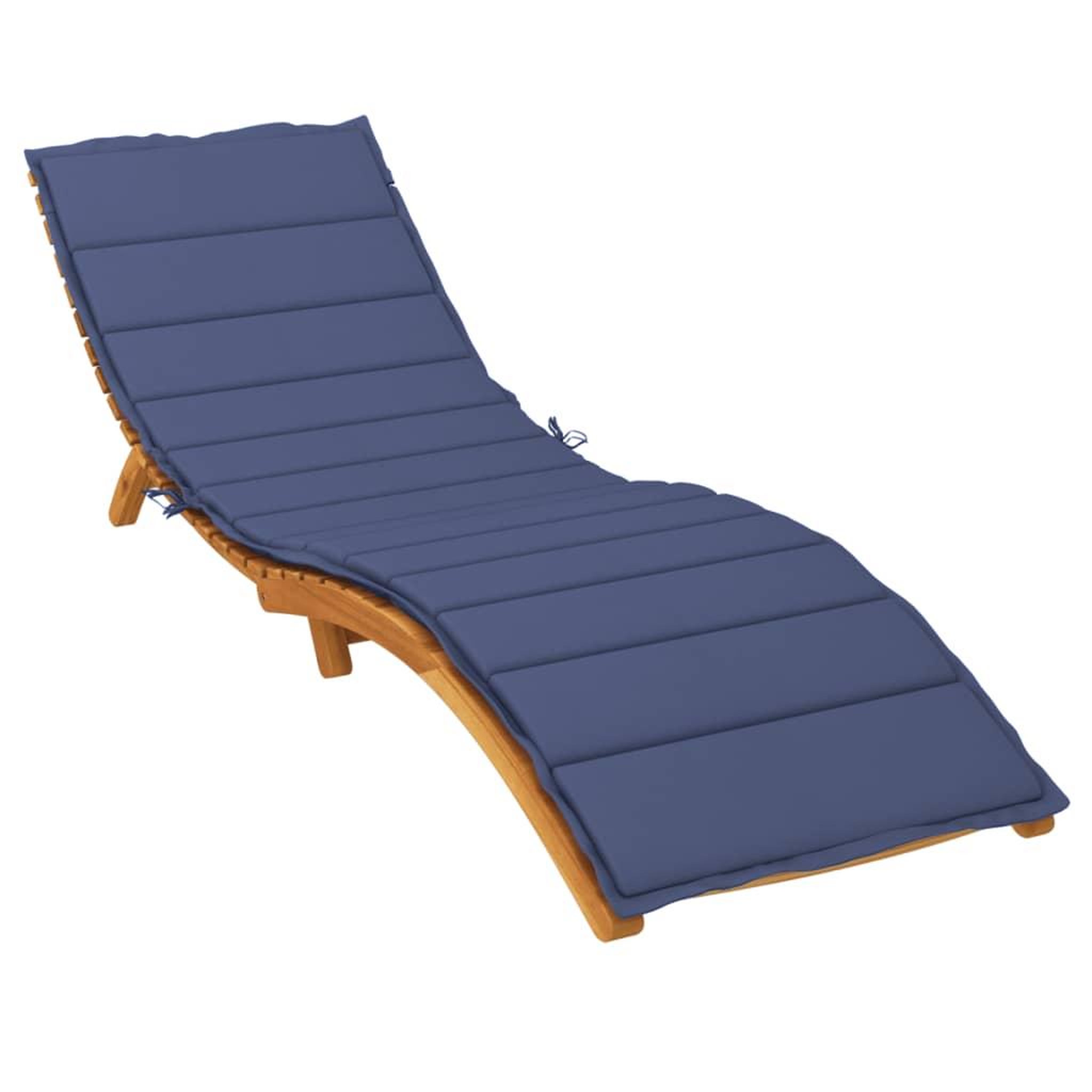 Voir la diapositive 3 : VIDAXL Coussin de chaise longue bleu marine tissu oxford