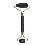 Paris Prix Rouleau de Massage 2 en 1  Jade  14cm Noir
