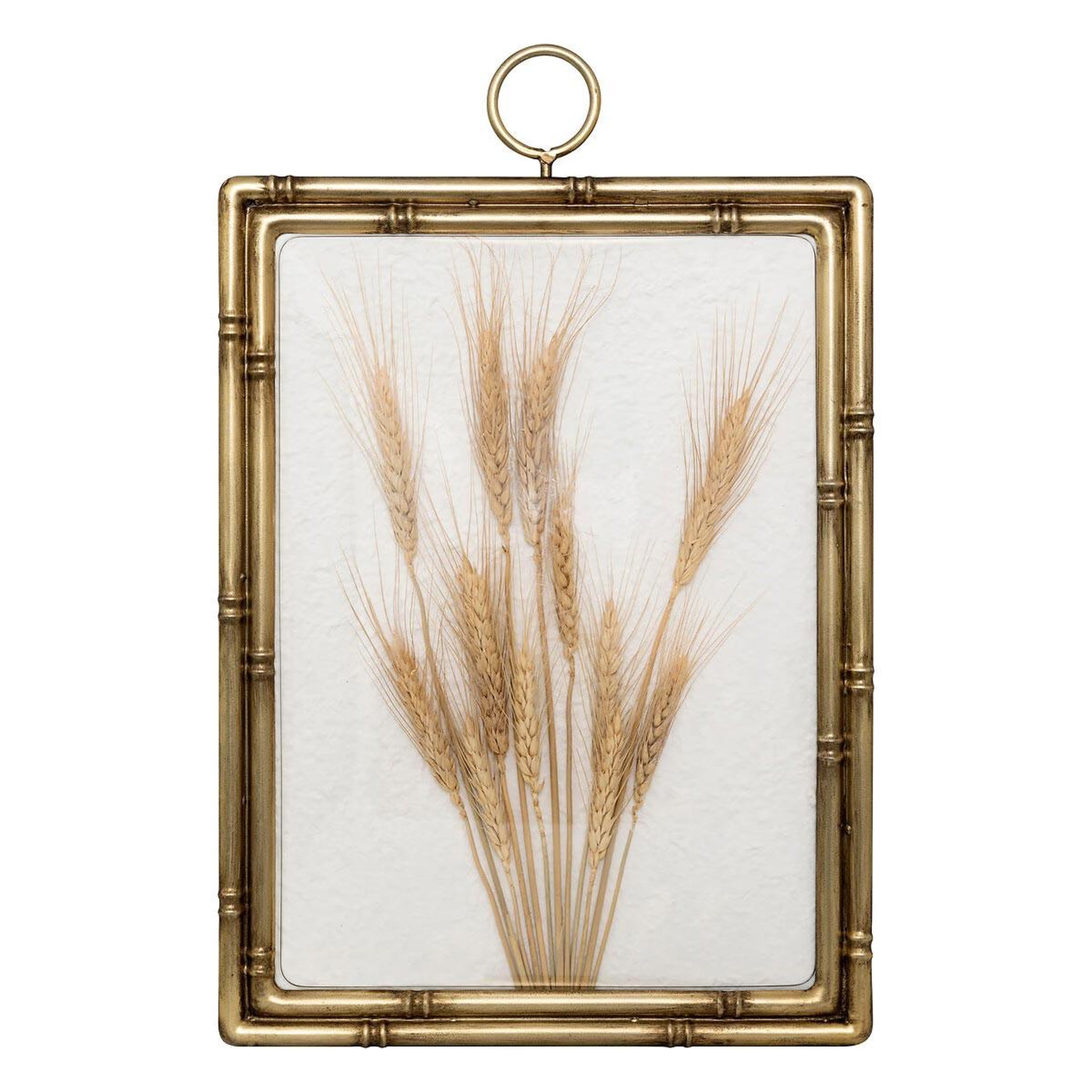 ATMOSPHERA Déco murale bombée blés  jonas  47cm marron